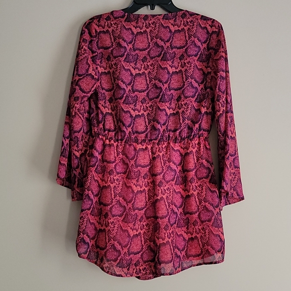 💙HP💙 Show Me Your Mumu Popsicle Python Print Romper S - Picture 11 of 13